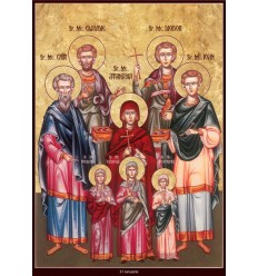 Sfantul Chir, Sfantul Claudiu, Sfantul Diodor, Sfantul Mc. Ioan, Sfanta Mc. Atanasia